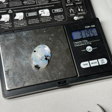 Load image into Gallery viewer, Rainbow Moonstone Cabochon with Tourmaline 31.95ct

