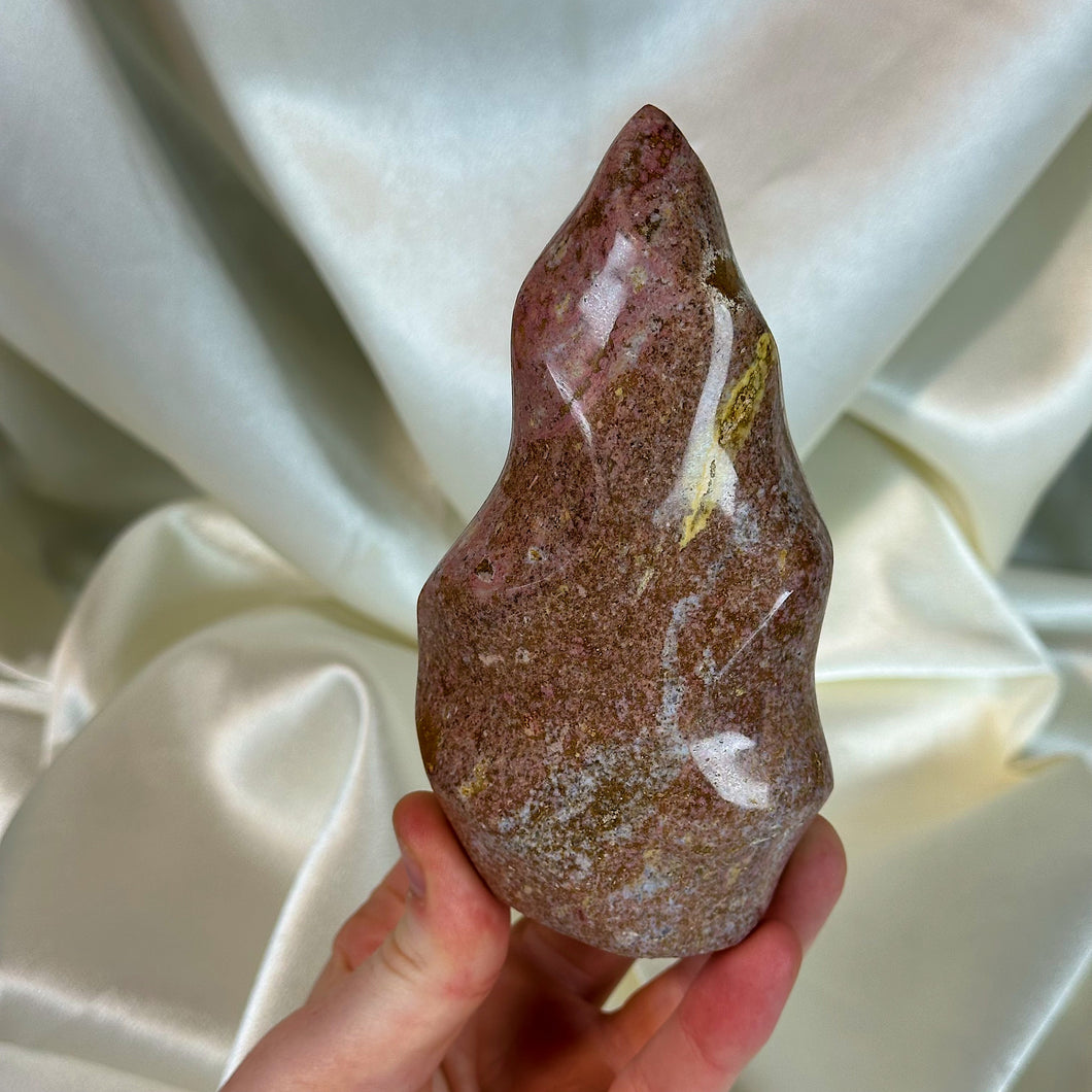 Pink & Purple Sea Jasper Flame (13oz)