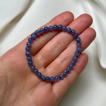 Load image into Gallery viewer, Tanzanite Stretch Bracelet B 6”
