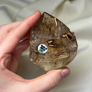 Partially Polished Honey Citrine Freeform