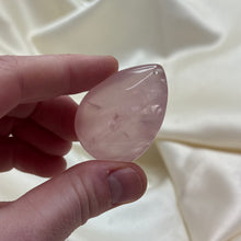 Load image into Gallery viewer, Gemmy Star Rose Quartz Drilled Teardrop Carving B
