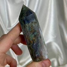 Load image into Gallery viewer, Moss Agate Tower I (imperfect)
