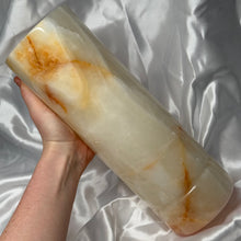 Load image into Gallery viewer, XL Banded Calcite Lamp B
