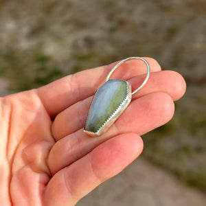 “Out of Luck” Sterling Silver Jade Necklace