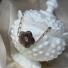 Load image into Gallery viewer, Gold-Fill Midnight Lace Obsidian Necklace
