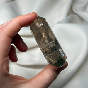Faceted Smoky Quartz Heart Carving (112g)