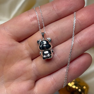 Sterling Silver Bear Necklace (The Sterling Collection Release 003)