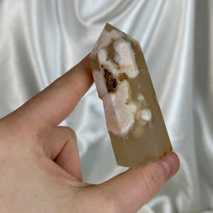 Flower Agate Tower E (imperfect)
