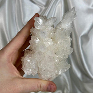 Intricate Icy Calcite Cluster B (Self-Standing)