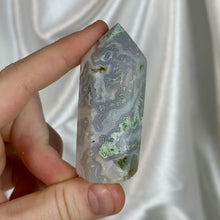 Load image into Gallery viewer, Moss Agate Tower U
