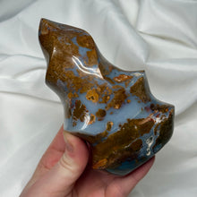 Load image into Gallery viewer, Brecciated Sea Jasper Flame (1lb2oz)
