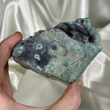 Load image into Gallery viewer, Botryoidal Chrysocolla with Malachite Plate
