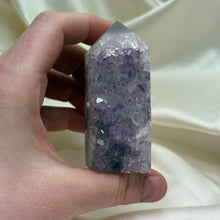 Load image into Gallery viewer, Amethyst with Agate Tower A
