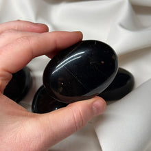 Load image into Gallery viewer, Black Tourmaline Palmstones
