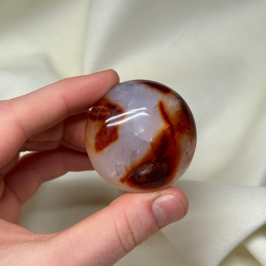 Contrast Carnelian Palmstone