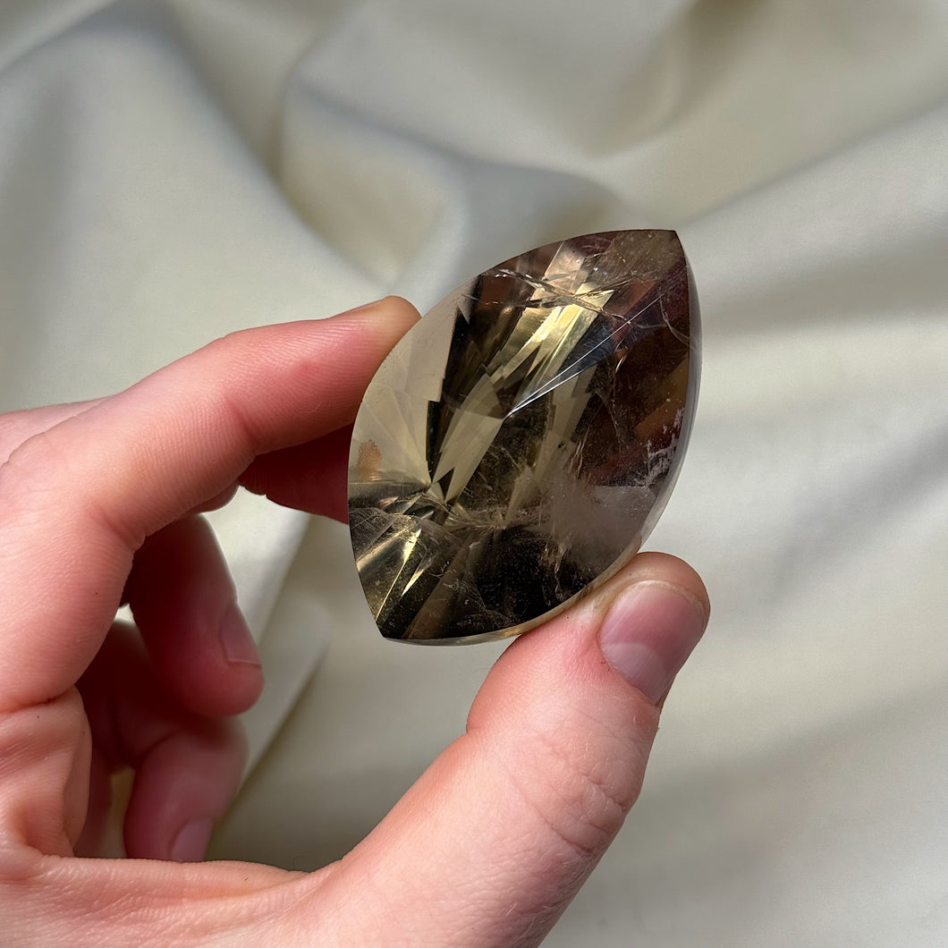 Faceted Citrine Fancy Cut Carving