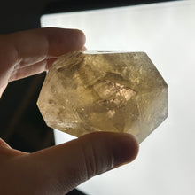 Load image into Gallery viewer, Partially Polished Elestial Citrine Freeform on Stand
