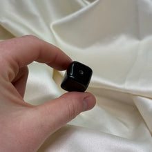 Load image into Gallery viewer, Obsidian Incense Holder Cube Carving

