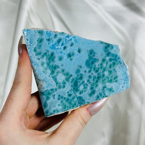 XL Larimar Slab on Stand 3