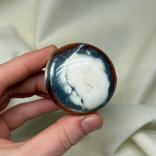 Load image into Gallery viewer, Carnelian x Orca Agate Palmstone

