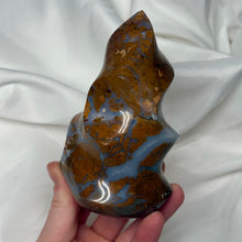 Load image into Gallery viewer, Brecciated Sea Jasper Flame (1lb2oz)
