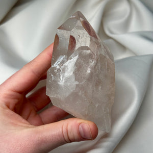 Clear Quartz Cluster with Rainbows (404g)