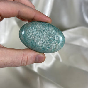 Super Flashy Amazonite Palmstone E