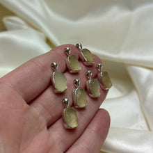 Load image into Gallery viewer, Sterling Silver Libyan Desert Glass Pendants
