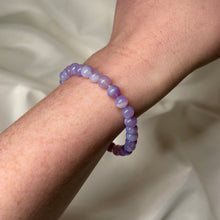 Load image into Gallery viewer, Lavender Moon Quartz Stretch Bracelet B
