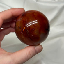 Load image into Gallery viewer, Red Rose Carnelian Sphere
