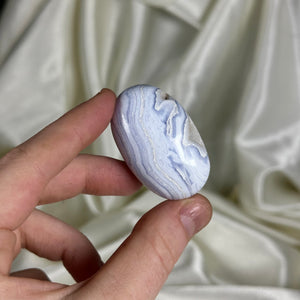 Blue Lace Agate Palm A