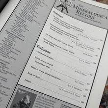Load image into Gallery viewer, Vintage The Mineralogical Record MM (1999)
