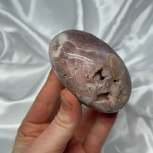 Load image into Gallery viewer, Pink Amethyst / Hematite Quaryz Chunky Palmstone B
