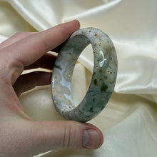 Load image into Gallery viewer, Stunning Orbicular Sea Jasper Bangle 56mm inner diameter
