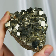 Load image into Gallery viewer, Cubic Pyrite Cluster B
