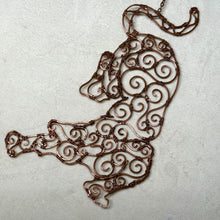 Load image into Gallery viewer, “The Tiger’s Eye” Wire Wrapped Wallhanging
