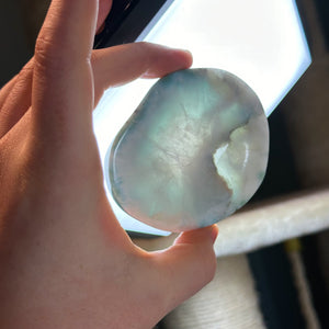 Larimar Dish Carving