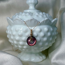 Load image into Gallery viewer, Gold-Fill Gem Lepidolite Donut Necklace B
