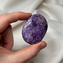 Load image into Gallery viewer, Chatoyant Charoite Palmstone
