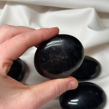 Load image into Gallery viewer, Black Tourmaline Palmstones
