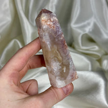 Load image into Gallery viewer, Amethyst x Flower Agate Tower A
