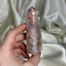 Load image into Gallery viewer, Amethyst x Flower Agate Tower A
