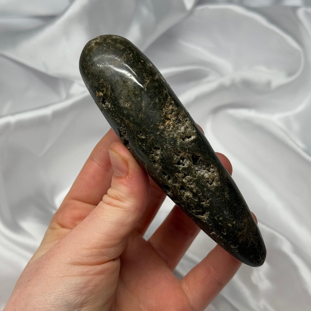 Sea Jasper Wand Carving C