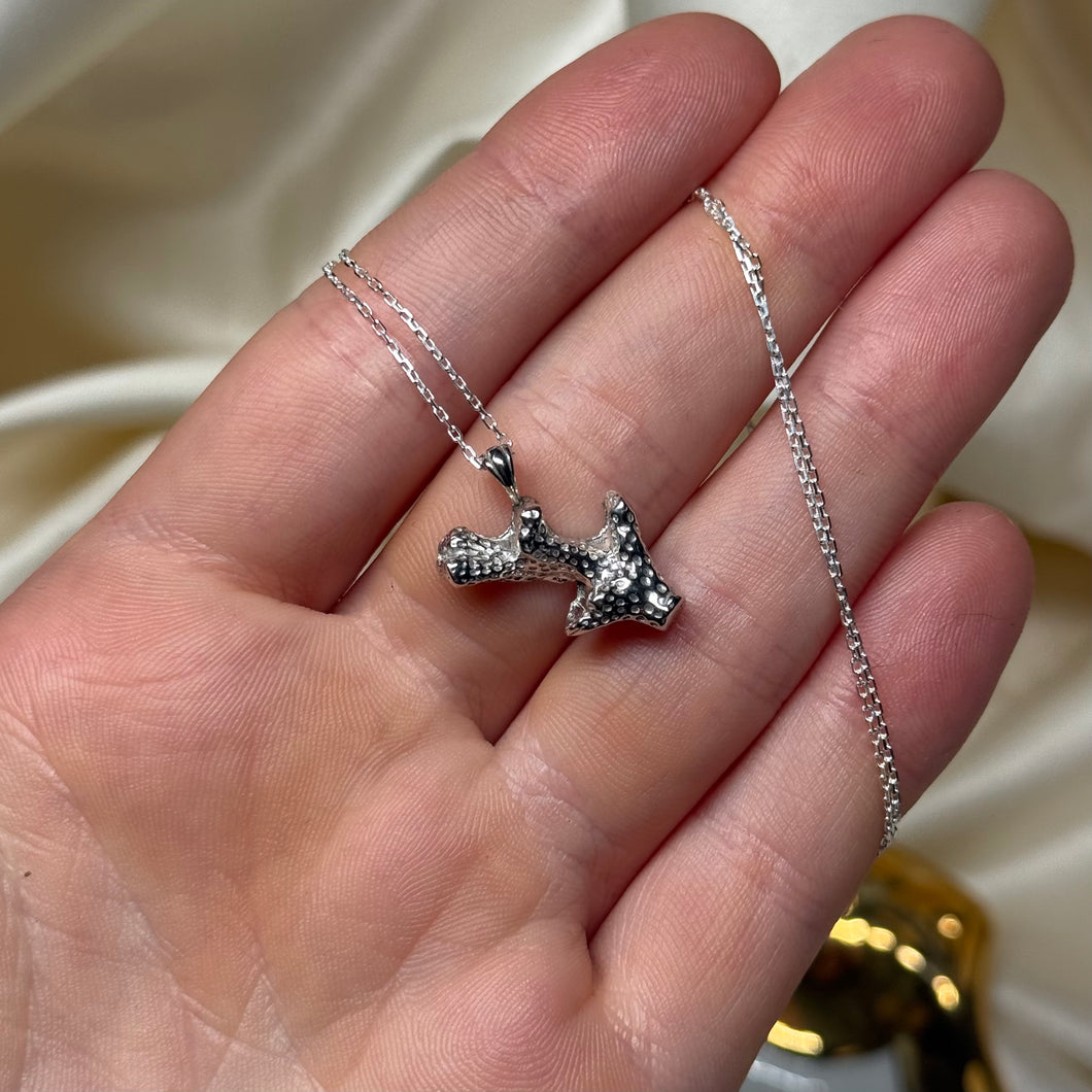 Sterling Silver Coral Necklace (The Sterling Collection Release 003)