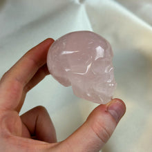 Load image into Gallery viewer, Rose Quartz Skull Carving A
