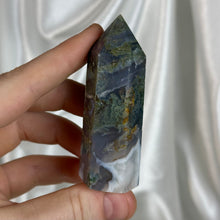 Load image into Gallery viewer, Moss Agate Tower X (imperfect)
