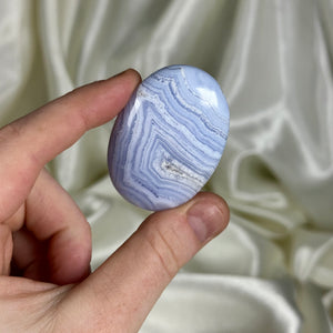 Blue Lace Agate Palm B