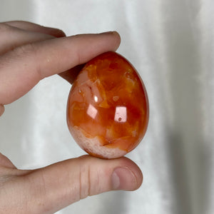 Peachy Carnelian Egg