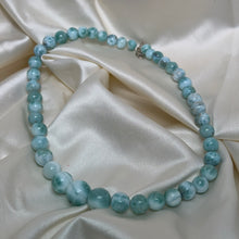 Load image into Gallery viewer, 20” Larimar Beaded Necklace
