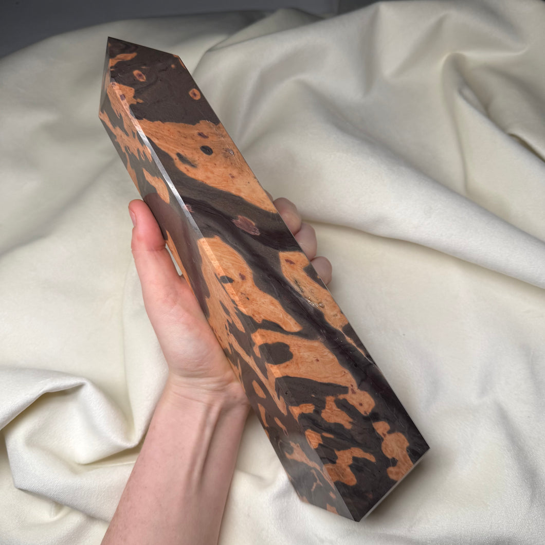 XXL Tiger Jasper Tower 4lb1oz